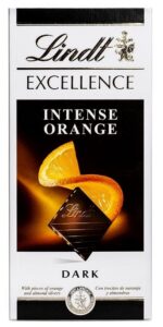 LINDT - EXCELLENCE INTENSE ORANGE 100GR