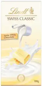 LINDT - SWISS CLASSIC WHITE 100GR.