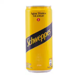 SCHWEPPERS - AGUA TONICA S/ AZUCAR LATA 310ML