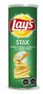 LAYS STAX CREMA Y CEBOLLA 134GR