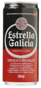 ESTRELLA GALICIA - PREMIUM LAGER LATA 269 ML